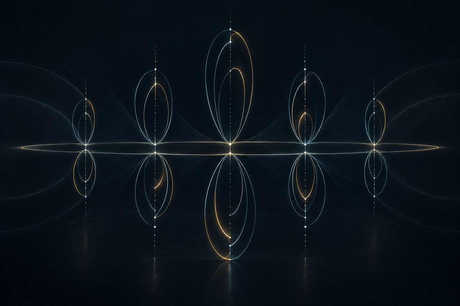 Grouped arcs share a level while finer loops remain visible above and below it. Subtracting each last-digit family's own average removes the common bias and preserves the differences within that family. The finer character channels carry what survives.